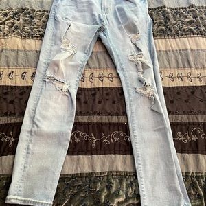 Pacsun ripped light washed jeans size 30x30